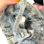 Ganni x Levi's Rare Faded Floral Print Vintage Denim Jean Distressed Midi Dress Photo 10