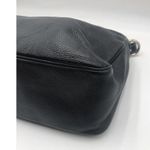 Furla  Black Leather Hobo Bag Shoulder Purse Italy Photo 6