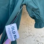 Old Navy NWT  Emerald Isle Fit and Flare mini dress xs blue green puff sleeve Photo 3