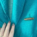 The North Face  Fallsgrove Wrap Sweater Toggle Cardigan S Heathered Green Cotton Photo 3