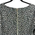 Talbots Leopard Print Ponte Knit Back Zip Sheath Dress Size 10 Career Office Photo 5