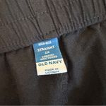 Old Navy High-Waisted Linen-Blend Straight Ankle Pants NEW Black 2X Photo 6