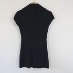 INC International Sweater Large Silk &‎ Rabbit Hair Blend Turtleneck Cap Sleeve Black Size undefined Photo 1