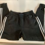 Adidas Size XS Black and White Track Pants with Signature Stripes. Preloved Photo 0