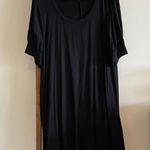 Karen Kane classic solid black short sleeve shift dress Photo 0