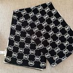 Michael Kors  MK Logo Acrylic Knit Scarf Photo 1