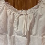 Princess Polly Love Lies Puff Sleeve Lace Trim Lined Mini Dress in White Size 2 Photo 10