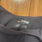 Garage Black Ribbed Women's Bralette Photo 2