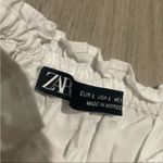 ZARA White Ruffled Camisole Top Photo 1