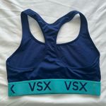 Victoria's Secret VSX Navy Racerback Thick Elastic Incredible Sports Bra S Photo 2