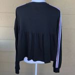 Mustard Seed Musturd Seed Black Cropped Peplum Sweater Photo 2