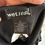 Wet Seal Black Y2K vintage fit & flare Lace open back Dress Size Small EUC Photo 4