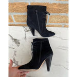 Veronica Beard  "Hawthorne" Black Suede Booties 38 Photo 1