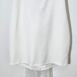 Lulus  White Strapless Mini Dress with Pearl Organza Bow NWT Size Large Photo 4