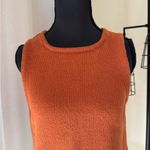 J.Crew Burnt Orange Sleeveless Knit Top – Size Small Photo 4