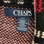CHAPS  Cotton Plaid Zipper Front Vest Asymmetrical Large Photo 1