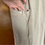 Vintage CDC Mixed Media Sleeveless Maxi Dress Size 8 Neutral Lagenlook Minimal Photo 5