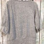 Adrienne Vittadini Gray & White Sweater 3/4 Sleeves Size Large 💕 Photo 6