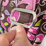 Vera Bradley  Brown Pink Paisley Canvas Crossbody Handbag Bag Purse Casual Photo 7