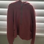 Lululemon  Scuba Half-Zip Oversized Hoodie XS/S Red Photo 2