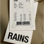 NWT Rains Box Bag Should Crossbody Bag Waterproof Sand Color Photo 9