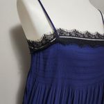 EXPRESS Blue & Black Lace Trim Camisole Size Small Photo 3