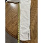 7 For All Mankind Jeans Women 26 White Denim Skinny Ankle Zipper Summer Beach Photo 5