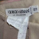 Giorgio Armani  Mini Skirt Wrap Style Beige Size 12 Photo 7