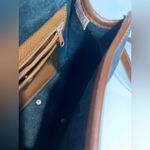 Dooney & Bourke 80’s Essex Navy & British Tan med size handbag w/ long strap Photo 4