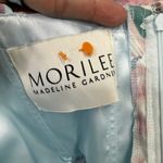 Mori Lee  Prom Dress 99024 Gardner Size 6 Blue Floral Beaded Off Shoulder Ruffle Photo 9