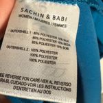 Sachin + Babi Wren Moroccan Blue Cape Embroidered Gown Size 4 Photo 11