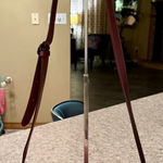 Coach  One Size Pink Red Leather Crossbody Bag‎ Photo 0