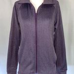 C9 Champion New Herringbone Fleece Track Jacket Full Zip Purple Photo 2