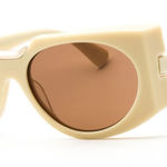 Max Mara New  Sunglasses MM0123 25E Ivory/Brown Photo 0