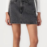 Abercrombie & Fitch NWT  Denim Mini Skirt - Denim skirt - grey opulent,‎ size 16 Photo 0