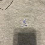 Polo Kangol grey short sleeve cropped  shirt size large nwt Photo 1