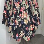 SPENSE Women's Y2K Fairy Flared Sleeve Babydoll Top Size S Black Floral S Size L Photo 2