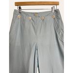 Ralph Lauren Lauren  Light Blue Cotton Cropped Capri Pants Size 6 Photo 3