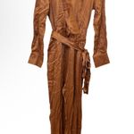 NWT Revolve LBLC THE LABEL Dede Jumpsuit in Rust Size Medium Brown Photo 1