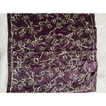 Madewell  100% Silk Bandana Scarf Black Iris Purple  NL299 Photo 1
