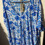 Maidenform Women’s  Beach Small Swimsuit Coverup Dress Batik Leaf NWT Photo 0
