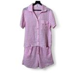 frankie's bikinis Frankie’s Bikini Lou Gingham Short set Photo 1