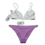l*space L* Bikini Set 2 Piece SMALL Camacho Bottom & Helena Ribbed Top NEW NWT Photo 1