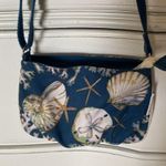 Paul Brent Sun N Sand Seashell Print small crossbody Bag Blue Photo 6