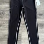 We Wore What NEW Women Size Medium Black Corset Leggings Photo 0