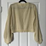 Wild Fable Cable Knit Flower Appliqué Sweater - Size M Photo 3