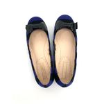 Prada Ballet Ballerina Blue & Black Stripe Bow Flats Size EU 38.5 Photo 3