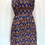 Modcloth Yellow Star Geo Zigzag Sleeveless Dress Size Medium NEW Photo 0