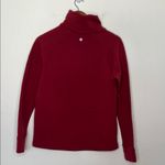 Athleta  Polar Tech Funnel Neck Pullover Sweatshirt Red Size Small Photo 2