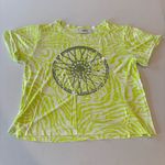SOUL CYCLE Neon Yellow Women’s Cropped Athletic T Photo 2